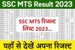 SSC MTS Result 2023: एसएससी एमटीएस टियर 1 रिजल्ट 2023 जारी, यहाँ से चेक करें