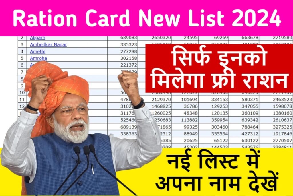 Ration Card New List Update 2024: खुशखबरी आ गया राशन कार्ड का न्यू लिस्ट, यहाँ से चेक करें अपना नाम