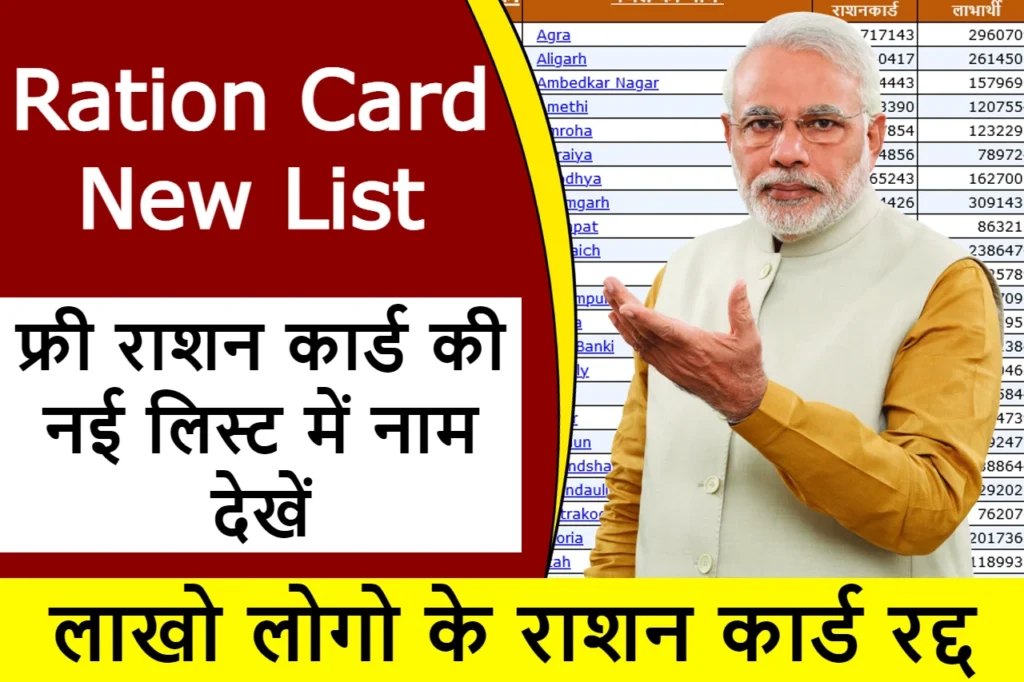 Ration Card New List Update 2024: आ गया राशन कार्ड में सभी लोगों का नाम, यहाँ से नई सूची डाउनलोड करें