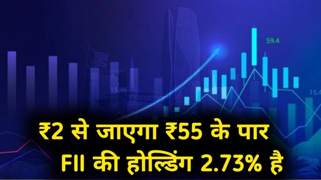 Stock Market: ₹2 से जाएगा ₹55 के पार FII की होल्डिंग 2.73% है