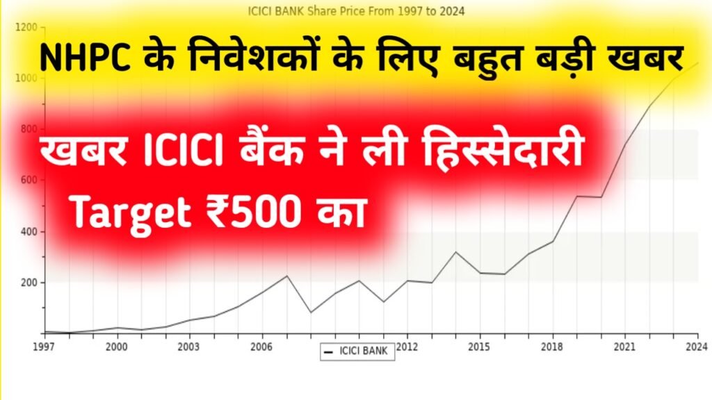 NHPC Share Price Target: एनएचपीसी के निवेशकों के लिए बहुत बड़ी खबर ICICI बैंक ने ली हिस्सेदारी Target ₹500 का