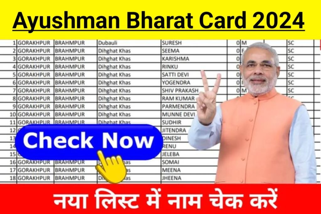Ayushman Card New List 2024: आयुष्मान कार्ड की नई लिस्ट हुई जारी, अब मिलेंगे 5 लाख का लाभ यहाँ से देखें अपना नाम