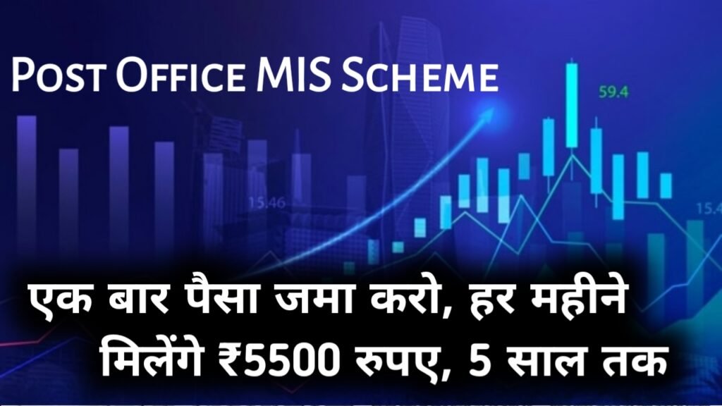 Post Office MIS Scheme: एक बार पैसा जमा करो, हर महीने मिलेंगे ₹5500 रुपए, 5 साल तक